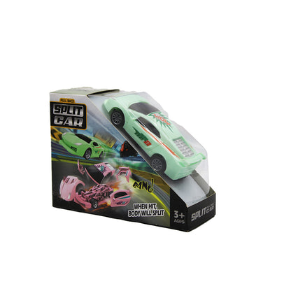 Toys Car 10Cm Split Pull Back 886