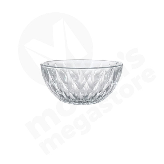 Fruit Bowl 17X7Cm Clear Embossed