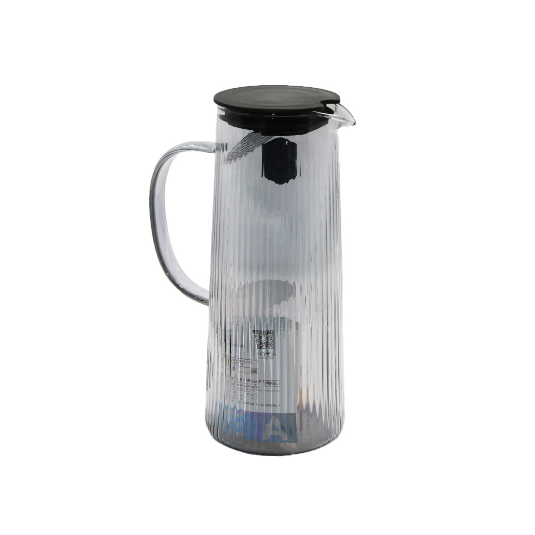 Jug 1.3L Tinted Black Borosilicate Delisoga