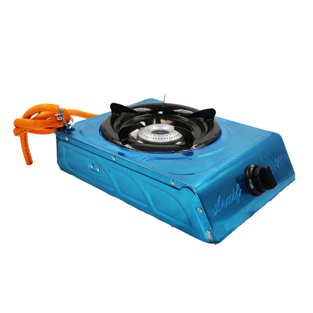 Gas Stove Single  Stainless Steel  Aruif Rh-2004