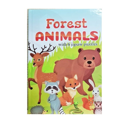 Toys Puzzle Book 25X17.5Cm 6 Jigsaw Puzzles