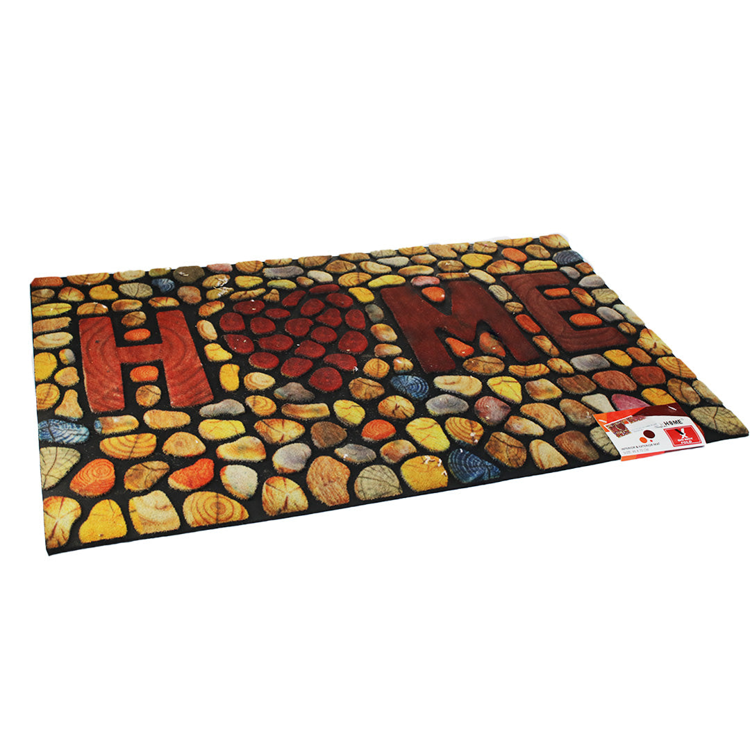 Mat Rubber 76X46Cm Home  T/Home