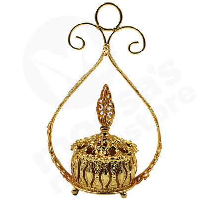 Lobaan Burner 25X8Cm Gold Fancy