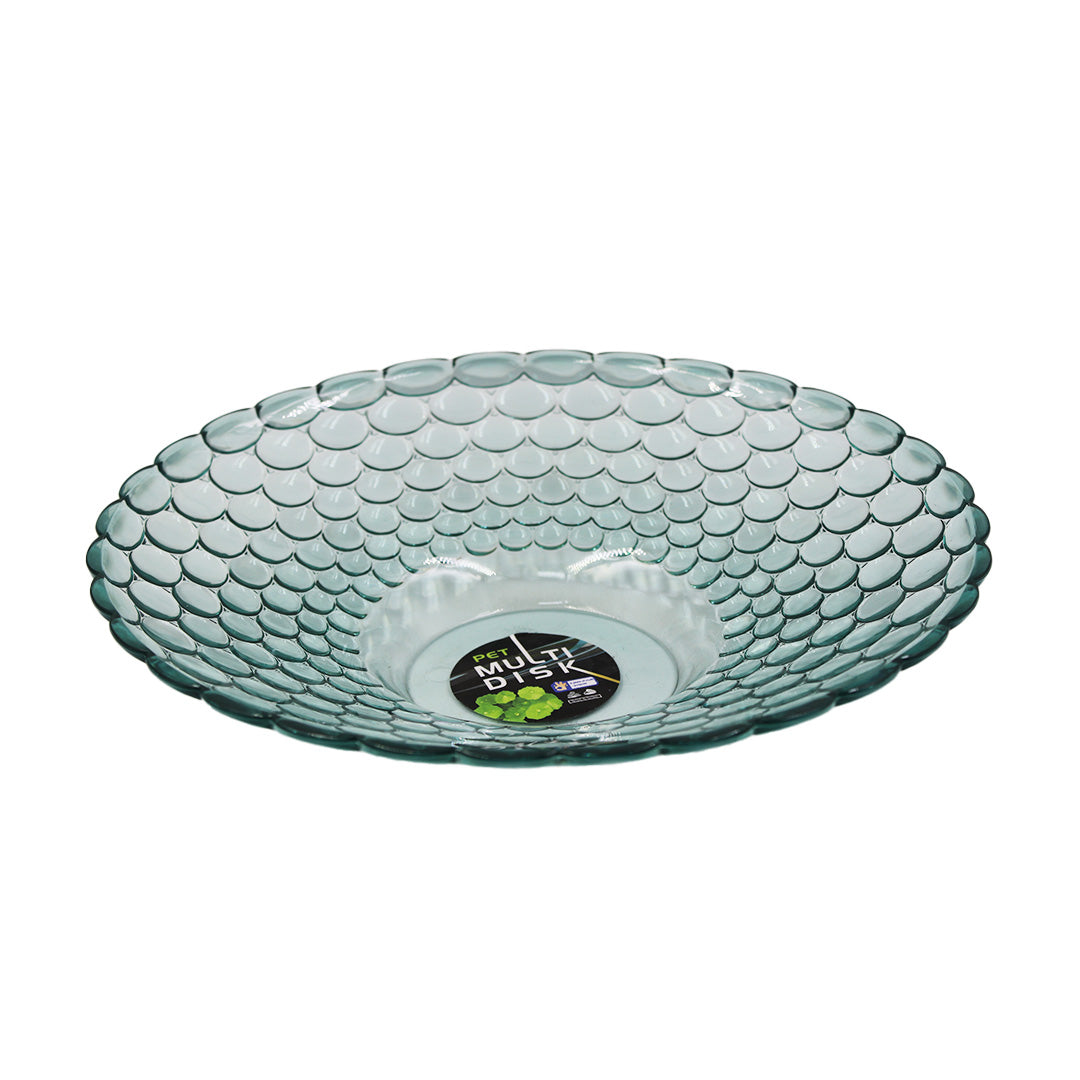 Bowl 25Cm Round Embossed Tinted Assorted