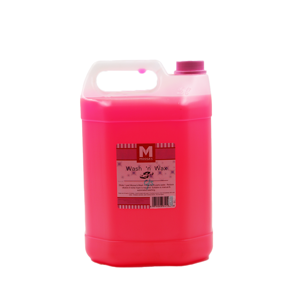 Car Wash N Wax Shampoo 5L Savon