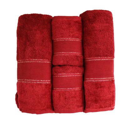 Towel Set 4Pc Lurex