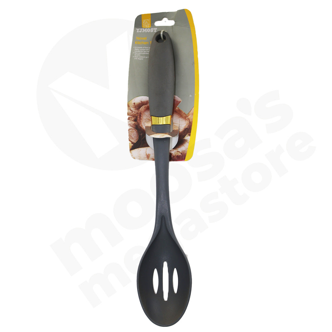 Rice Spoon Slotted 33Cm Grey Handle