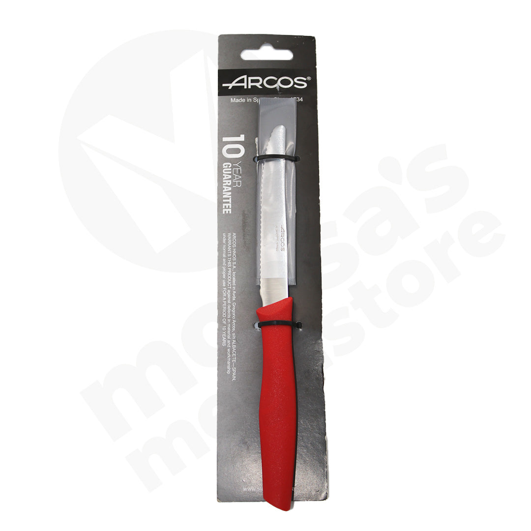 Knife Kitchen 110Mm Red Arcos Carded