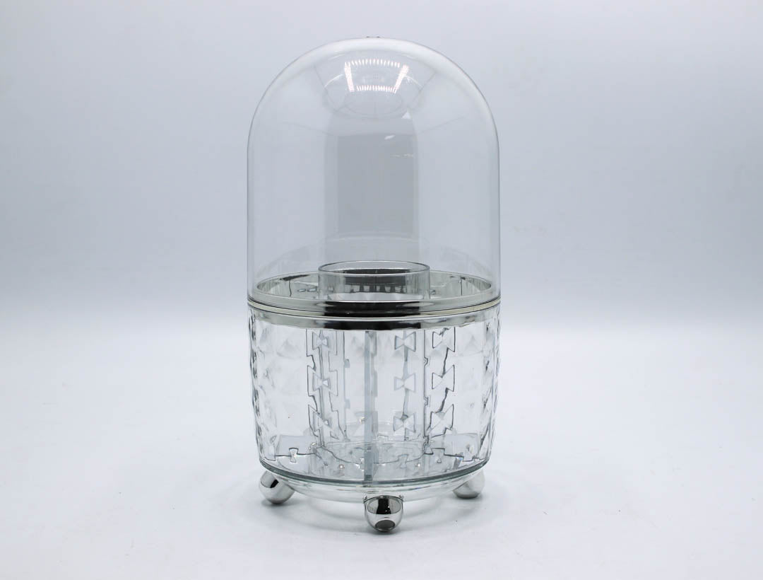 Cutlery Holder 23Cm Rnd With Lid Acrylic