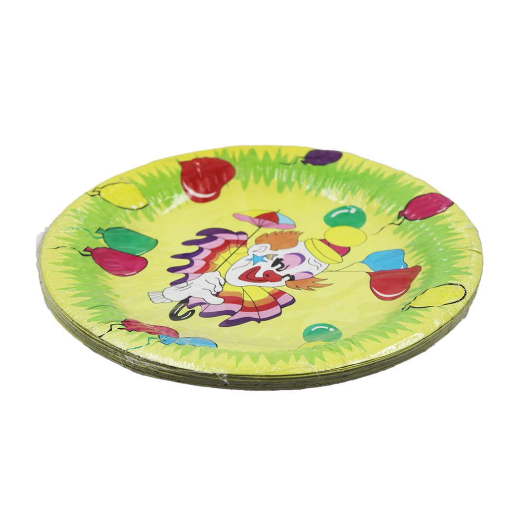 Paper Plate 20Pc 24Cm Round Party Assorted