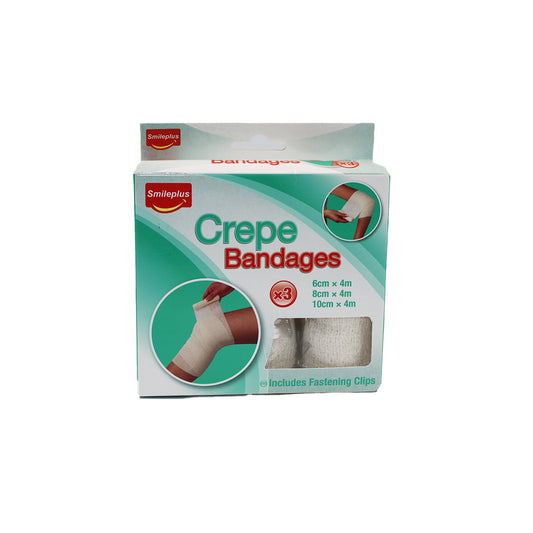 Crepe Bandages 3Pc Smile Plus Hy9757