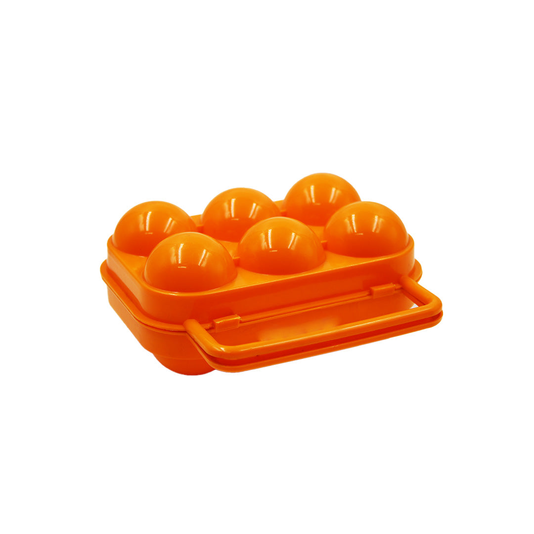 Egg Container 6Division  15Cm With  Handle Plastic