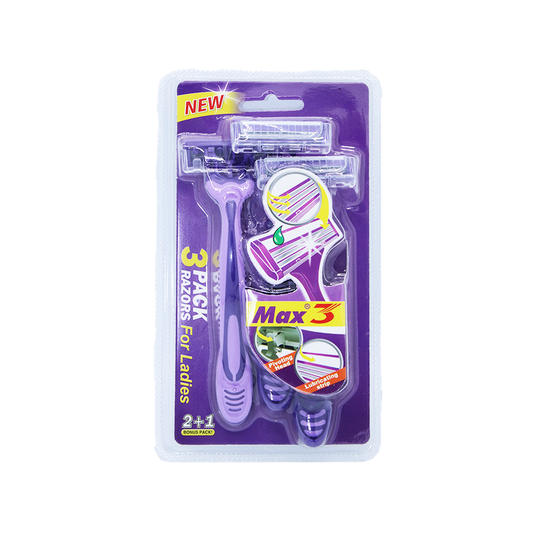 Razor 3Pk Disposable Max 3 For Ladies