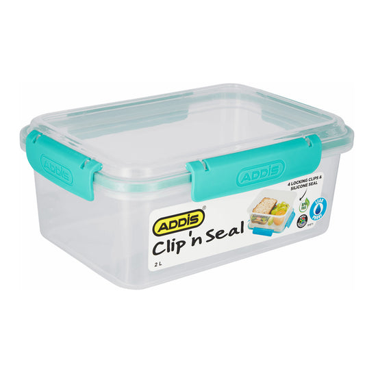 Addis Lunch Box 2 Division  Clip & Seal 2L