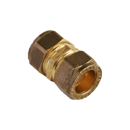 Coupler Straight 15Mm Brass Loose