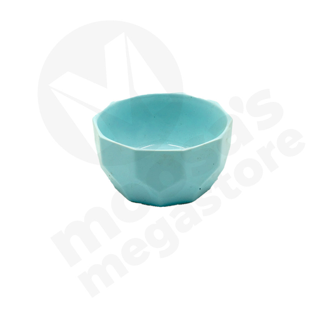 Bowl 13X7Cm Deep Solid Colour Embossed