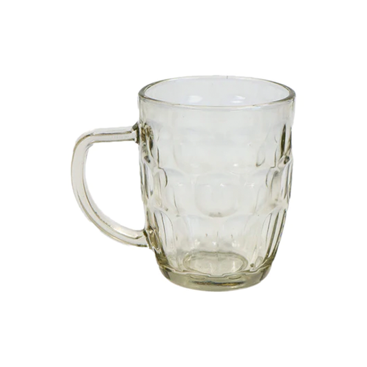 Beer Mug 13.5X9.5Cm Glass Embossed Loose