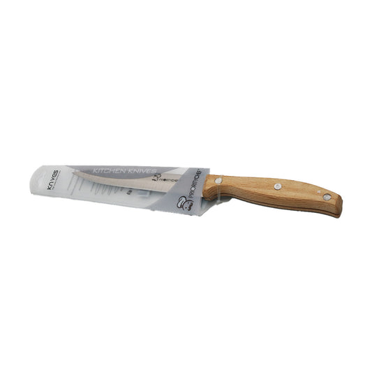 Knife Utility 5In Wooden Handle Priorty Chef