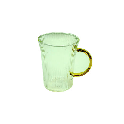 Mug 11X8.5Cm 360Ml Ribbed Glass