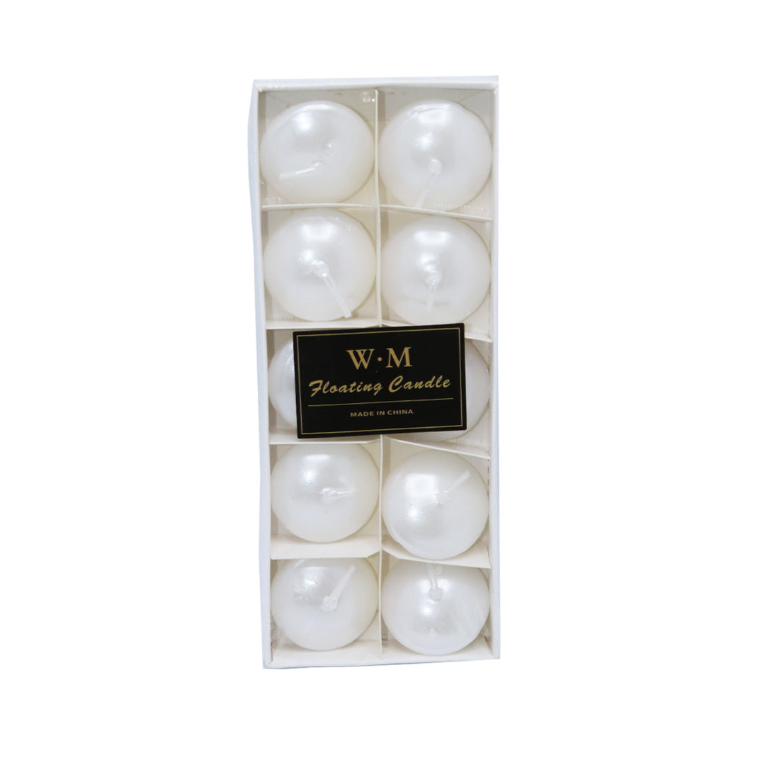 Candle 10Pc Floating W.M