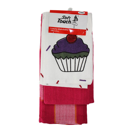 Tea Towel 3Pk Assorted Sales