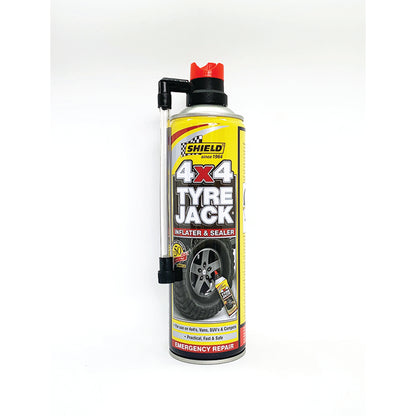 Shield Heavy Duty Tyre Jack Emergency Inflator 500